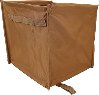 Portátil Bolsa de Basura Plegable, Cierre de Gancho y Bucle, Fácil Organización para Excursiones, Picnic, Barbacoa, Camping, Caqui